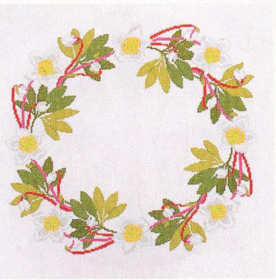 Christmas Rose Tablecloth Christmas Rose Tablecloth