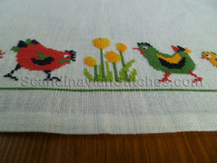 Spring Hens Tablecloth