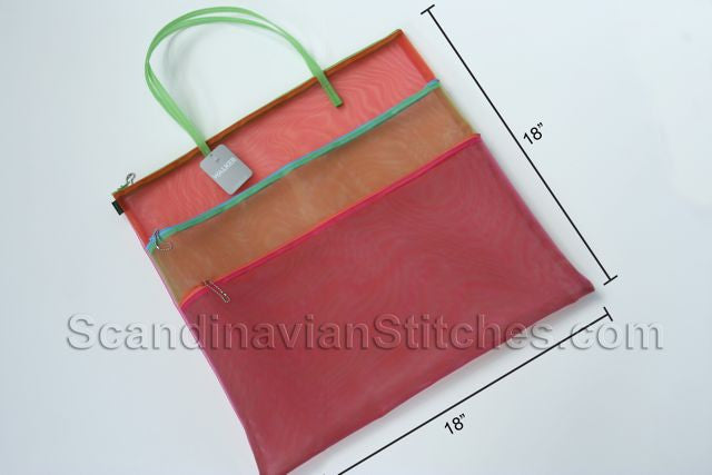 Walker Bag - 18 x 18 Triple Zip Case Multicolor with Handle Walker Bag - 18 x 18 Triple Zip Case Multicolor with Handle