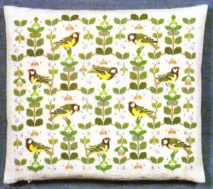 Great Tit Pillow Great Tit Pillow