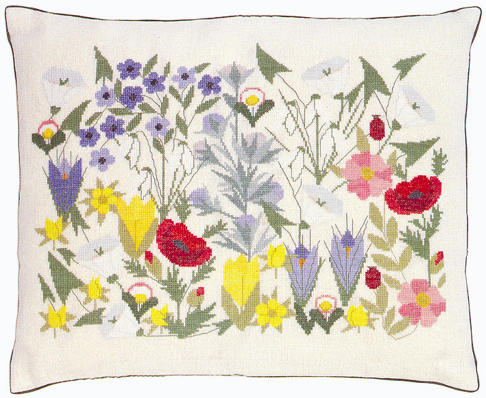 Flowerbed Pillow Flowerbed Pillow