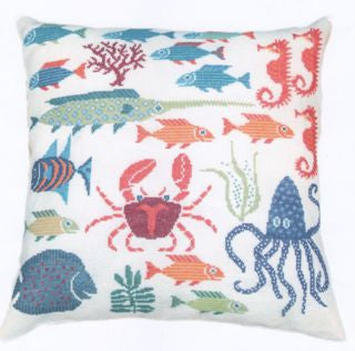 Sea Creatures Pillow Sea Creatures Pillow