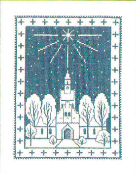 Church, blue Church, blue