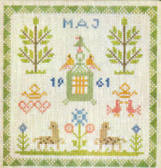 Birthday Sampler, May Birthday Sampler, May