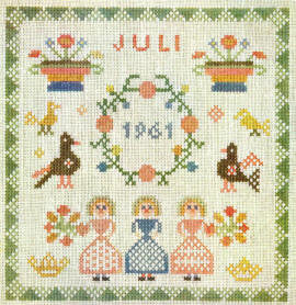 Birthday Sampler, July Birthday Sampler, July