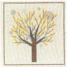 Forsythia, February Calendar 1974 Forsythia, February Calendar 1974