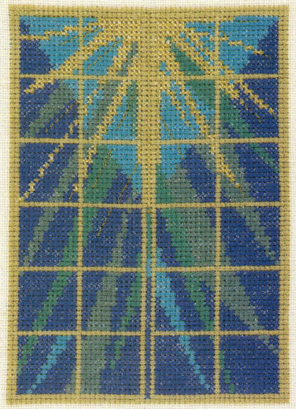 Mosaic Window with Star Mosaic Window with Star