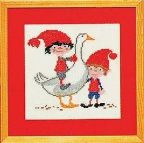 Elves with Goose Elves with Goose