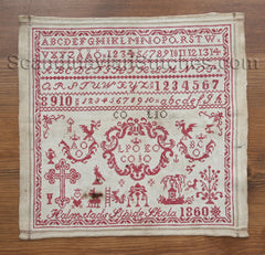 1860 Swedish Sampler Reproduction Kit, Limited