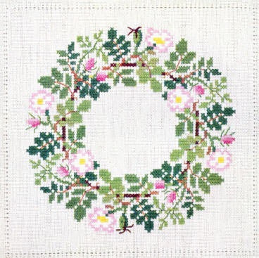 Wild Rose Wreath, June Wild Rose Wreath, June