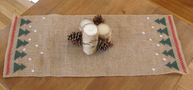 Hessian Christmas Tree Runner Kit Hessian Christmas Tree Runner Kit