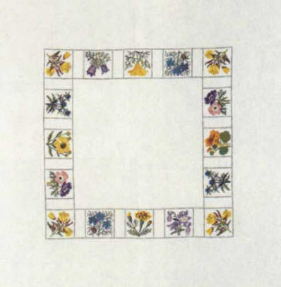 Summer Flowers Table Square Summer Flowers Table Square