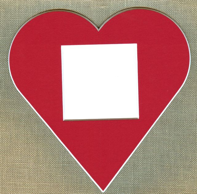 Red Heart Cut Out Red Heart Cut Out