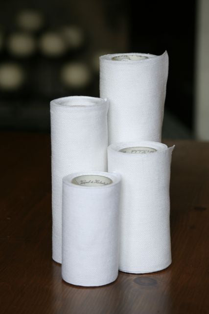 White Linen Banding - various widths White Linen Banding - various widths