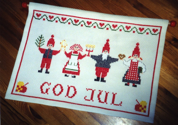 Tomtar Wallhanging by Gunilla's Designs