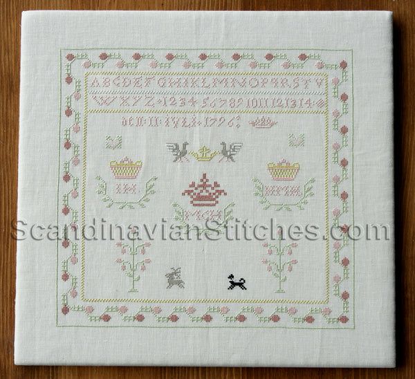 Swedish 1796 Sampler Reproduction Kit