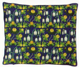 Winter Aconite Wool Pillow