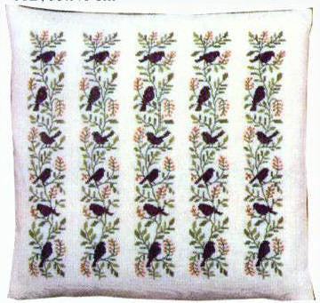 Blue Birds Pillow