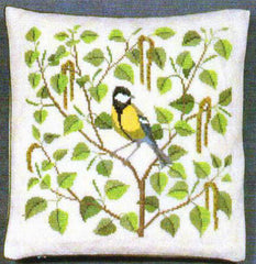 Great Tit Pillow (B)