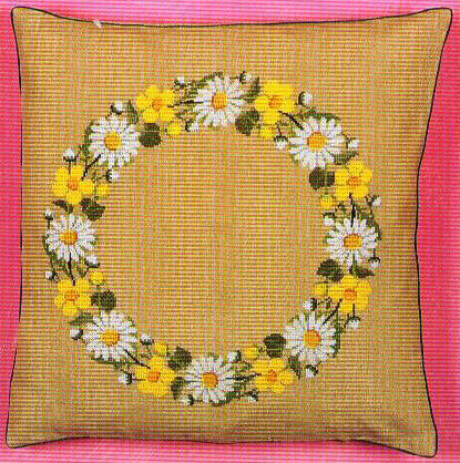 Spring Garland Pillow