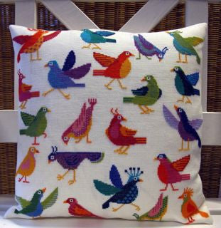 Funny Birds Pillow