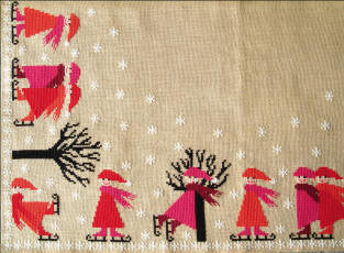 Skating Pixies Tree Skirt