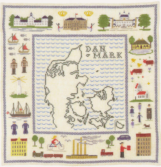 Map of Denmark