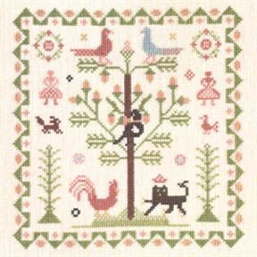 Sampler, June, Calendar 1982