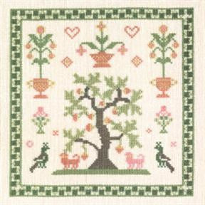 Sampler, August, Calendar 1982