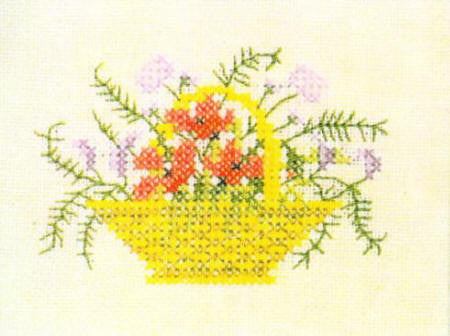 Field Flowers in a Basket