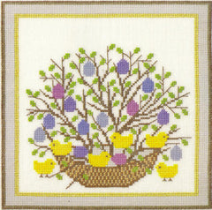 Flowers in a Basket, April 1994 Calendar