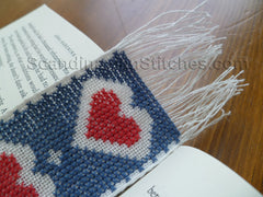 Blue Heart Bookmark