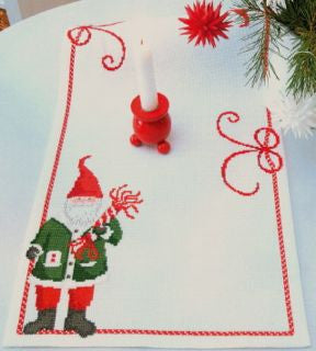 Santa Clause Table Runner