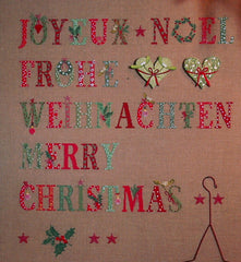 ABC Frohe Weihnachten (ABC Merry Christmas Chart)