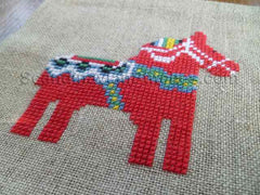 Dala Horse Kit, unbleached