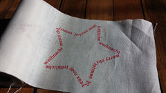 Holiday Star Linen Banding